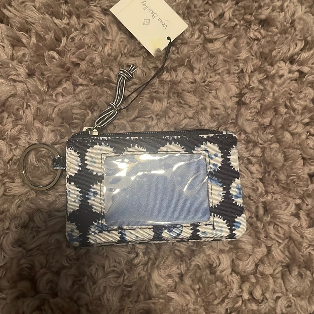 Vera Bradley lighten up to zip id case
